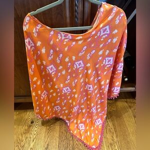 Mudpie One Shoulder Hang Dress or Poncho